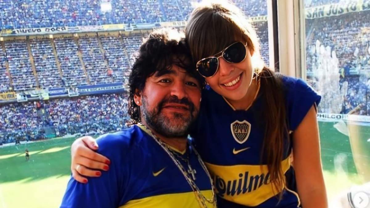 Dalma y Diego Maradona. Fuente: (Instagram)