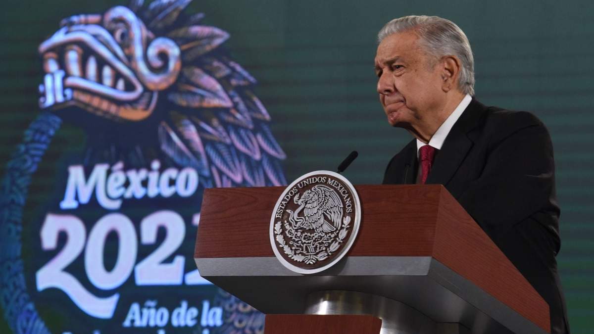 El presidente López Obrador