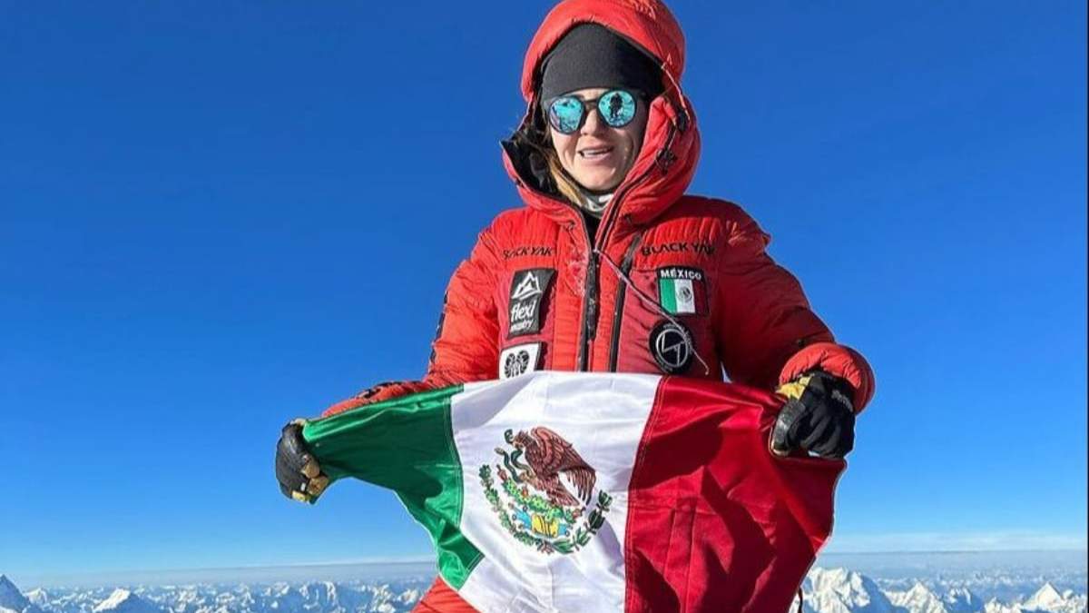 La alpinista mexicana Viridiana Álvarez