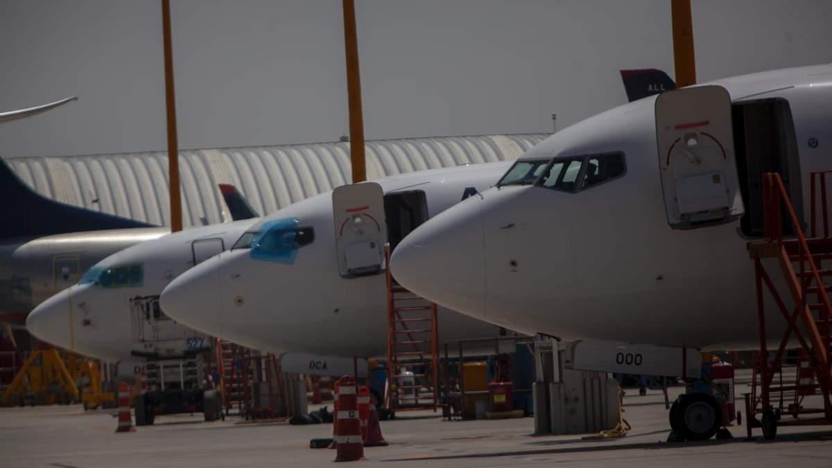 Aeronaves en el AICM