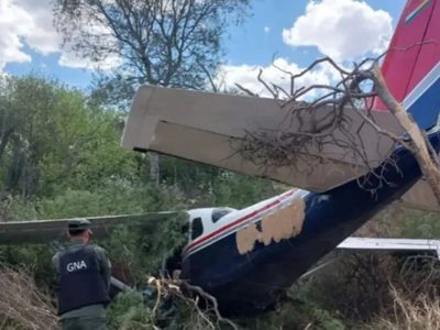 Una avioneta que transportaba 140 kilos de cocaína se estrelló en Salta