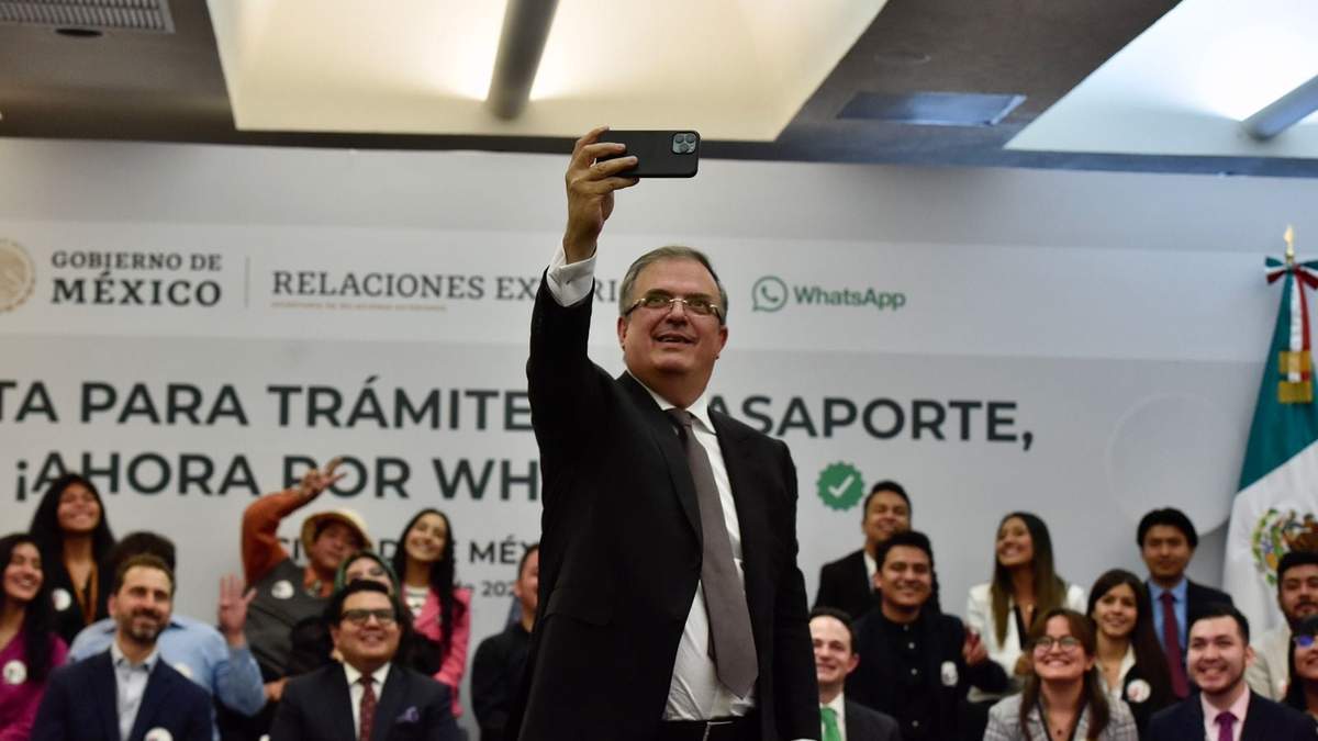 El canciller Marcelo Ebrard Casaubón