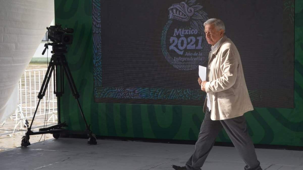 El presidente en su conferencia en Veracruz