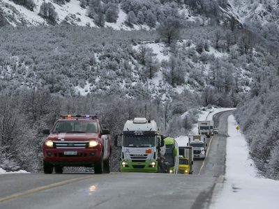 Todas las rutas limítrofes se encuentran transitables, aunque advierten circular con precaución