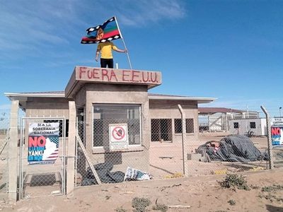 Denuncian “hostigamiento” frente a la base que construye el Ejército de EEUU en Neuquén