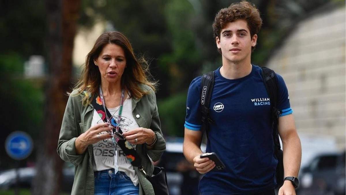 Franco Colapinto y Andrea Trofimczuk. Fuente: (Instagram)