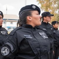 Neuquén presentó su primera división de Infantería integrada por mujeres