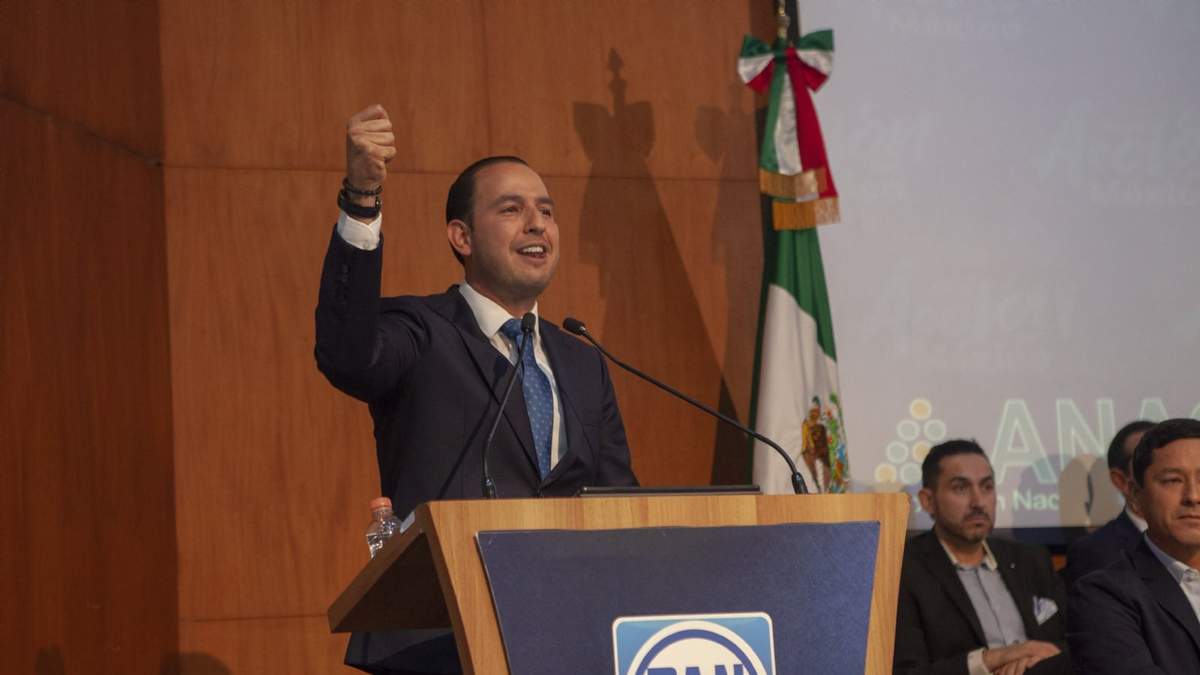 Marko Cortés, dirugente nacional del PAN. Foto: Miguel Dimayuga