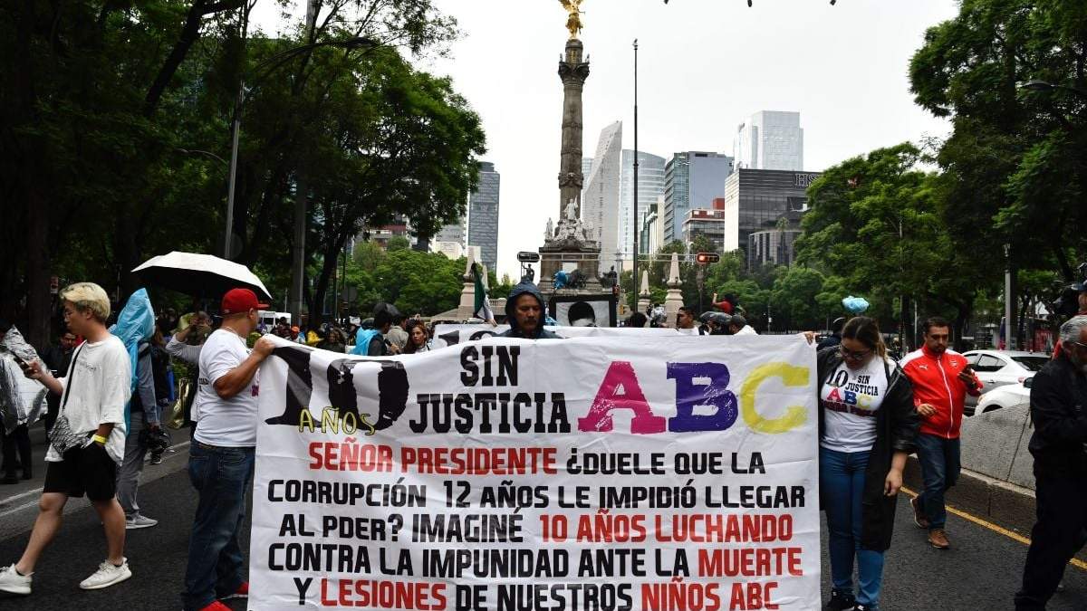 Protesta por tragedia en la Guardería ABC