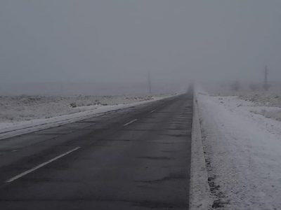 Las malas condiciones meteorológicas complicaron el tránsito por la ruta 237