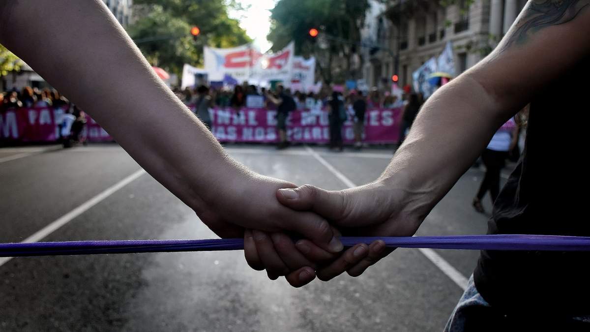 Marcha del 8 de marzo. Fuente: (Twitter)