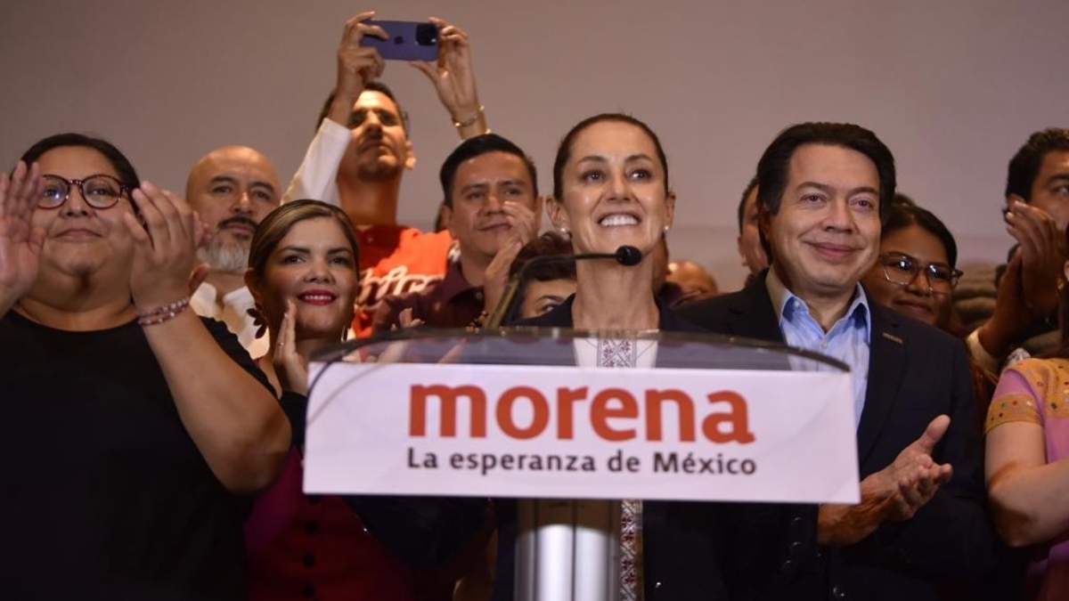 Claudia Sheinbaum y Mario Delgado