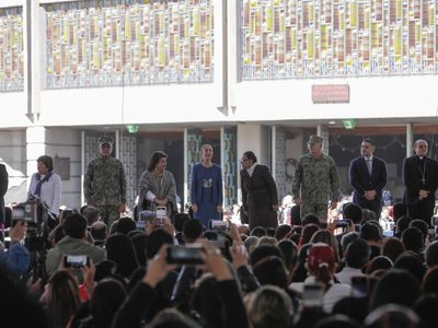 Desde la Basílica de Guadalupe, Sheinbaum da inicio al programa de desarme