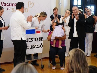 Durazo y Sheinbaum suman a Sonora al plan de vacunación contra el Sarampión