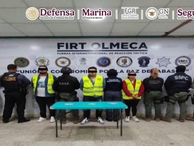 Detienen en Tabasco a “Luki”, objetivo prioritario y presunto jefe de plaza de grupo criminal