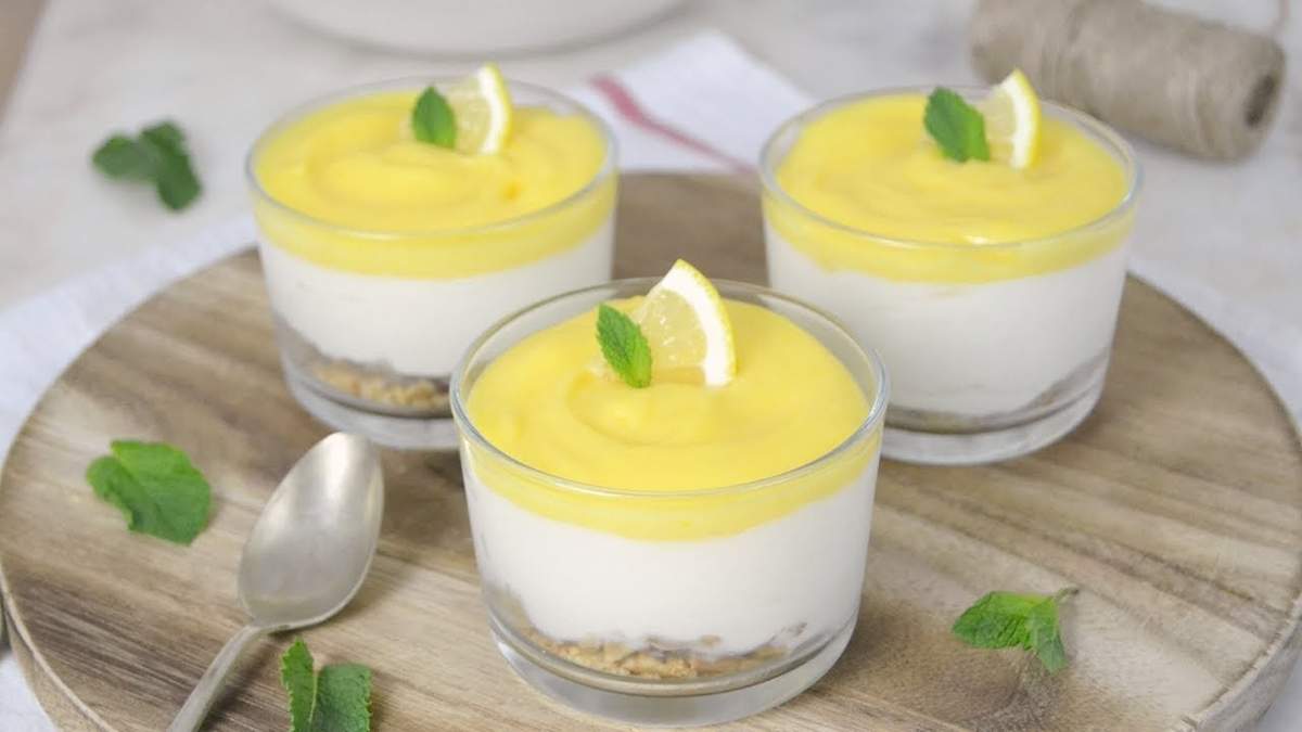 Postre de limón. Fuente: (X)