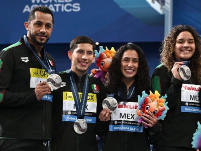 México gana la medalla de plata en el Mundial de Deportes Acuáticos