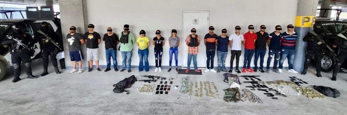 Fuerza Civil detiene a 15 integrantes de un cártel en Guadalupe y San Nicolás, NL