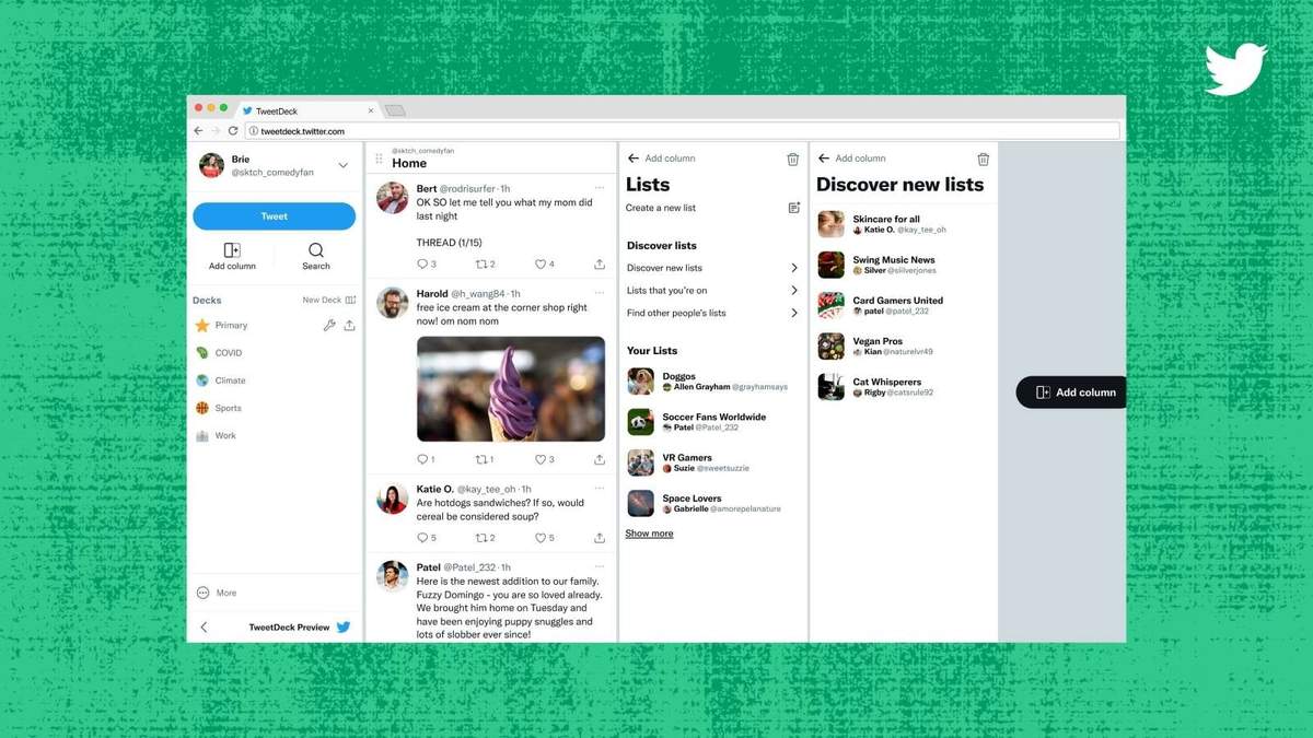 El servicio de la red social