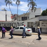 Integrantes de MAIZ toman la FGR en Huajuapan en protesta por asesinato de activistas