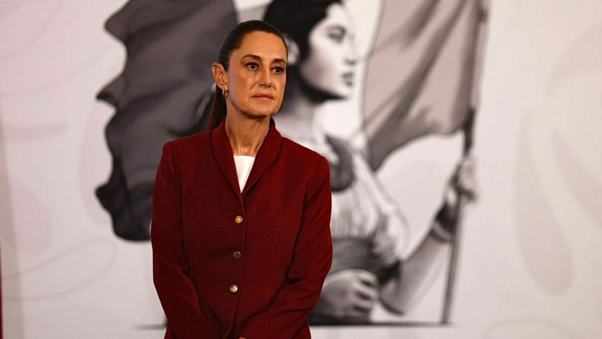 La presidenta Claudia Sheinbaum en la mañanera