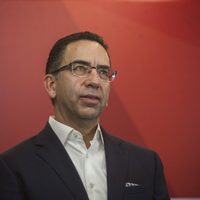 Por segunda ocasión, Javier Lozano volvió al PAN y así lo recibió Marko Cortés