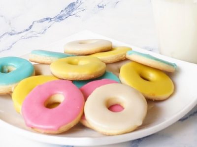Anillitos glaseados para la merienda: la receta de las galletas más ricas y muy fáciles de hacer