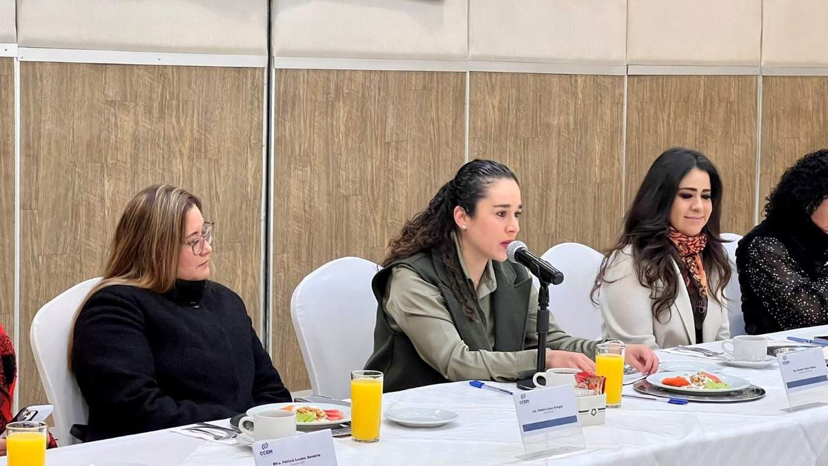 Amalia Pulido, en la reunión con los empresarios