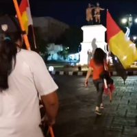 Activistas mayas exigen retirar el monumento a los Montejo en Mérida