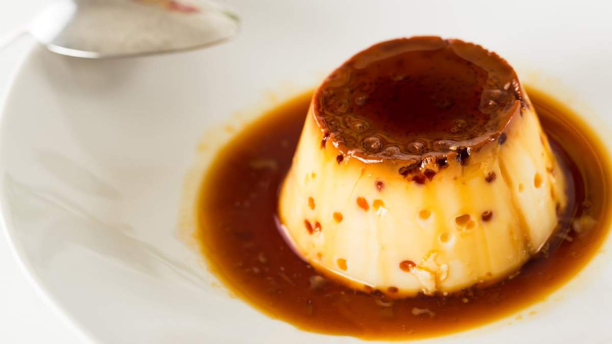 El flan en sus orígenes era salado. Fuente: (Twitter)