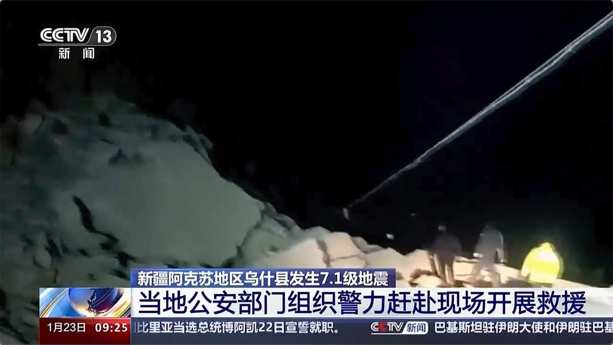Zona del sismo en China