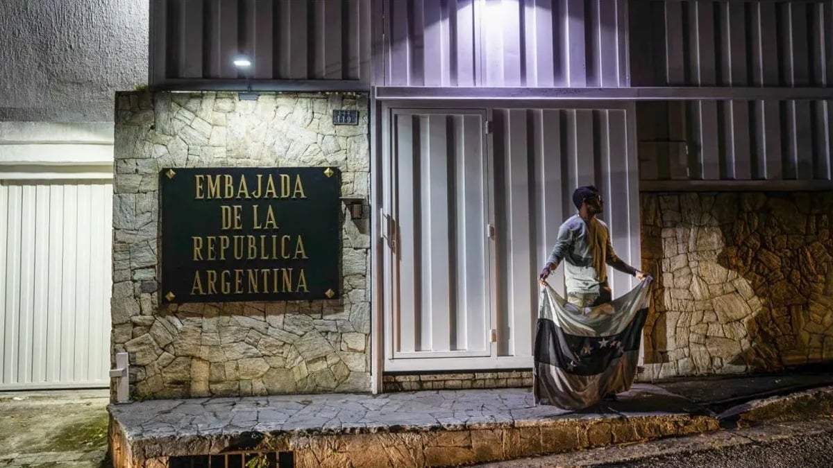 Embajada argentina. Fuente: (Instagram)
