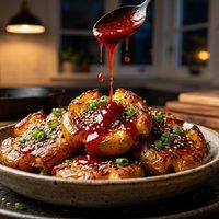 La receta coreana que explota en TikTok: cómo hacer papas aplastadas crocantes con salsa picante