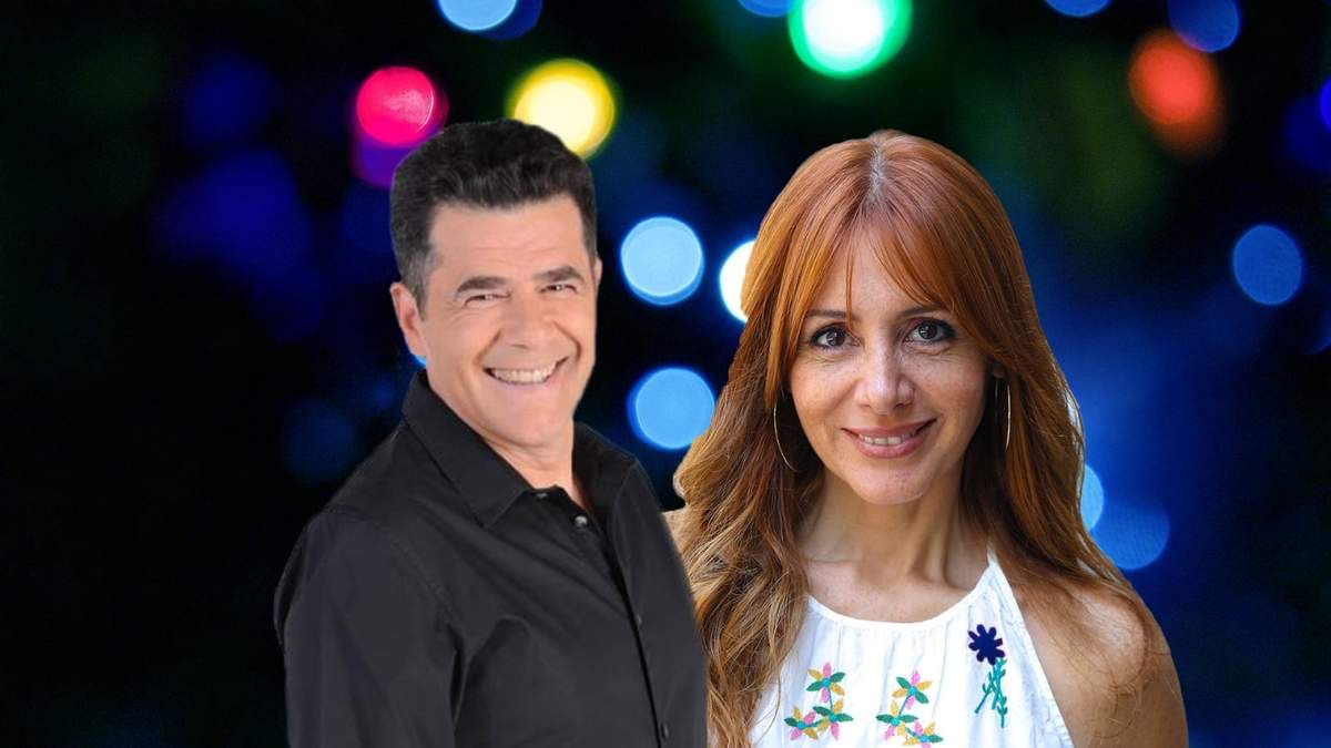 Julián Weich y Maby Wells. Fuente: (Minuto Neuquén).