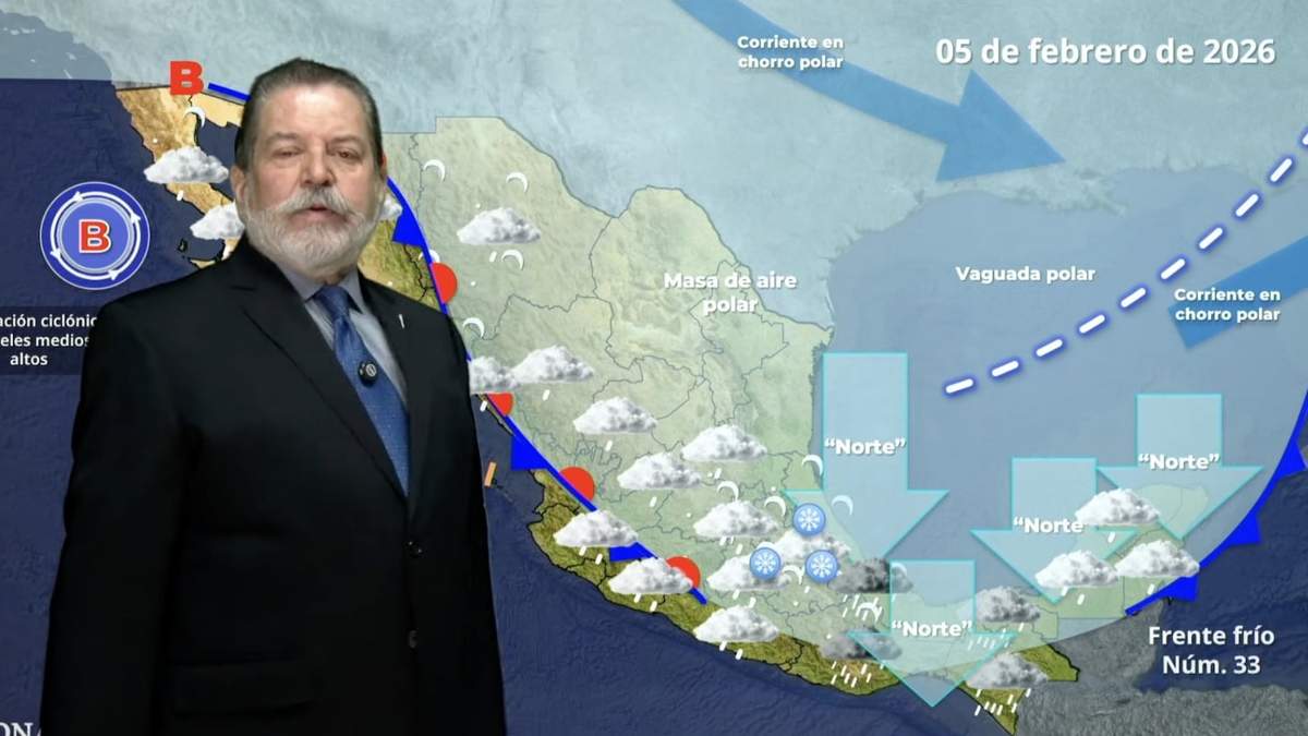 Mapa del clima para este jueves