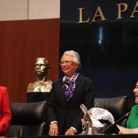 Olga Sánchez en el Senado: aplausos, reconocimientos y críticas por una Segob 'débil”