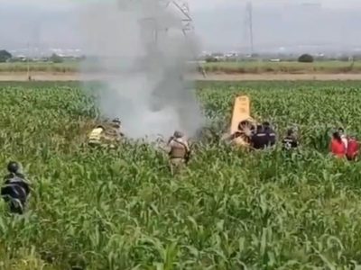 Helicóptero de la CFE se desploma en Morelos; mueren tres trabajadores