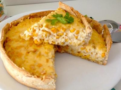 Tarta de calabaza y choclo: una receta simple, sana y en pocos minutos