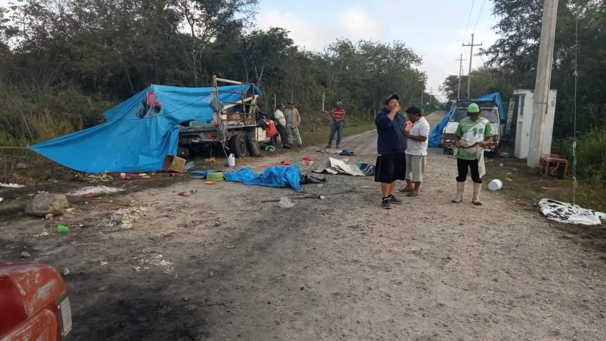Bloqueos en Sitilpech, Yucatán