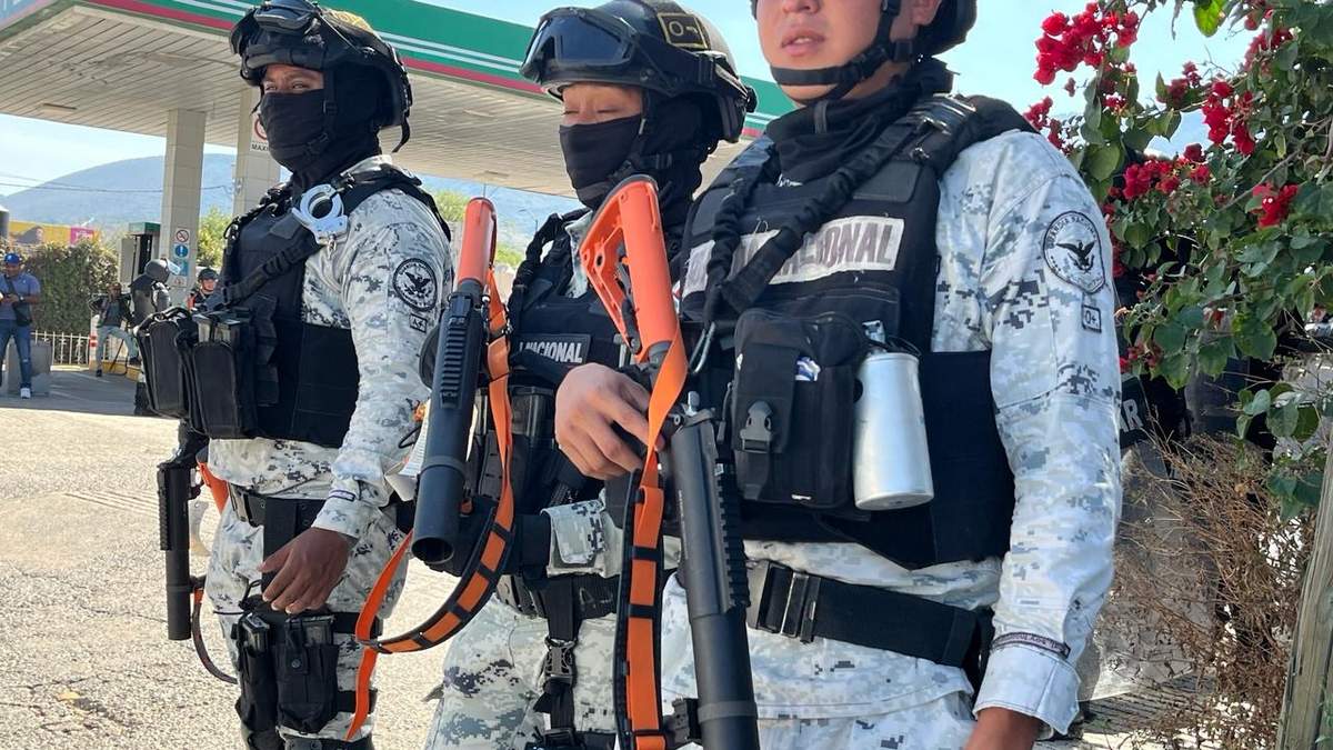 Escopetines de las Guardia Nacional