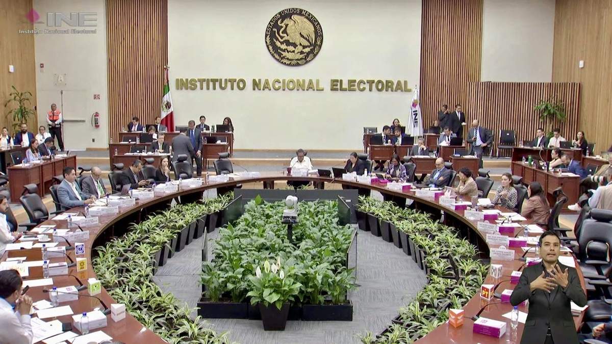 Sesión del Consejo General del INE