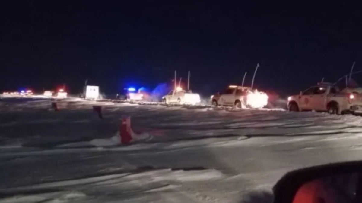 12 de ellos fueron evacuados por tierra y otros 4 en helicóptero. Fuente: (Ahora Calafate)