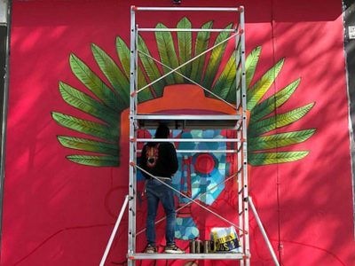 Saner, el artista mexiquense que lleva su 'street art” por Europa