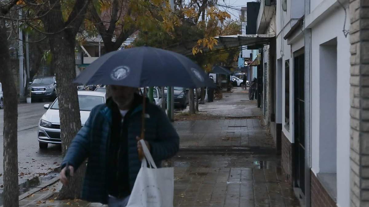 Lluvias n Neuquén capital. Fuente: (Emiliano Ortiz)