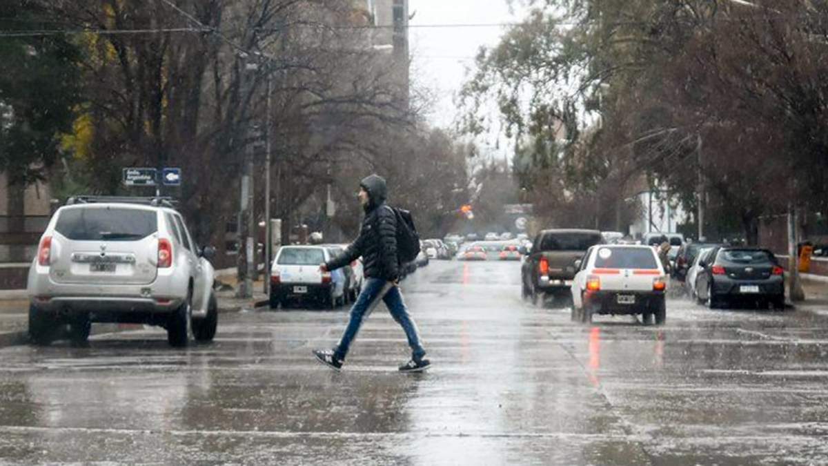 Clima inestable en la ciudad de Neuquén. Fuente: (Facebook)