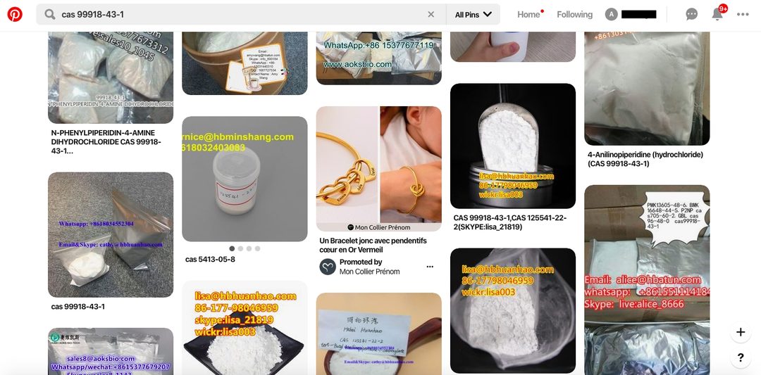 Pinterest screen capture