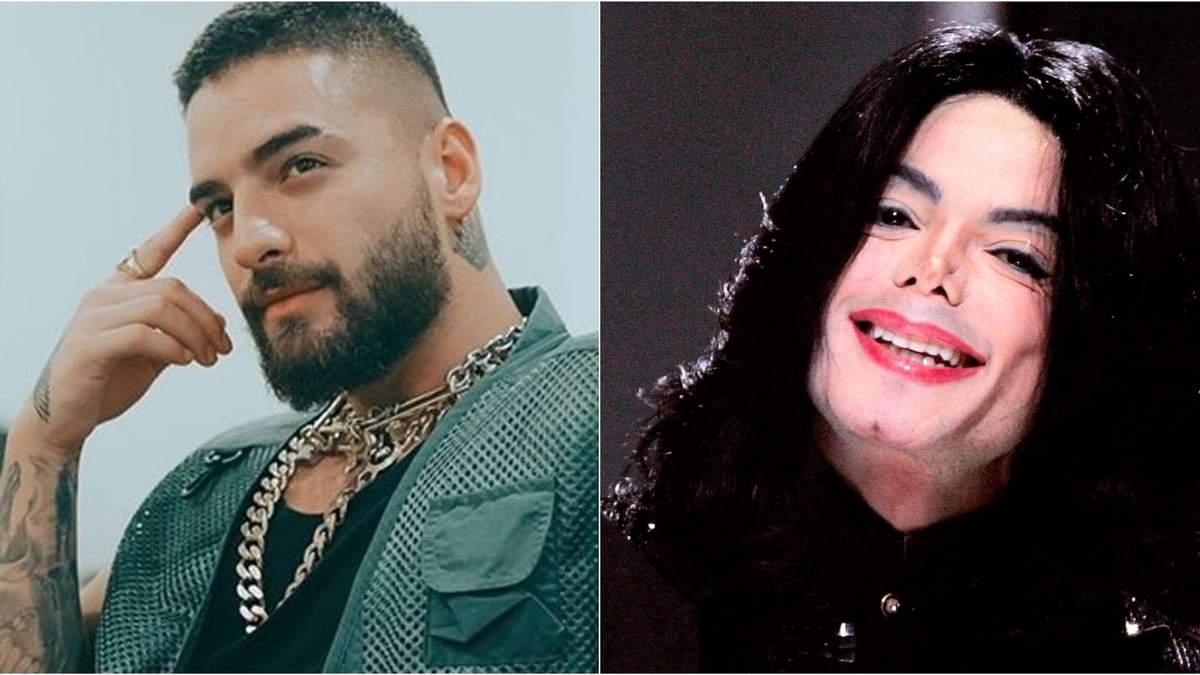 Maluma y Michael Jackson. Fuente: (Instagram)