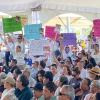 Madres buscadoras exigen a Sheinbaum apoyo por crisis de desapariciones en Sinaloa (Video)