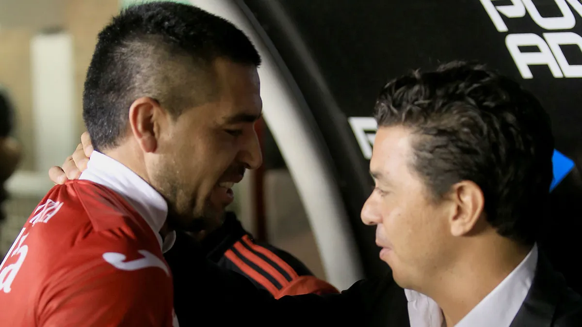 Gallardo y Riquelme. Fuente: (Instagram)