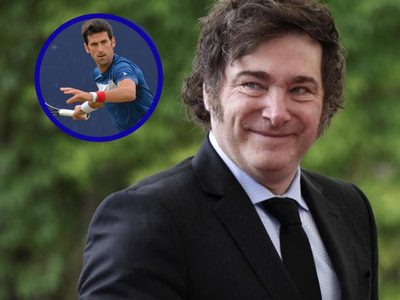 Javier Milei recibió a Novak Djokovic en la Quinta de Olivos